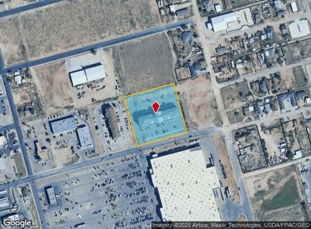  110 W Longview Ave, Midland, TX Parcel Map