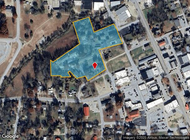 208 Spring St, Berryville, AR Parcel Map
