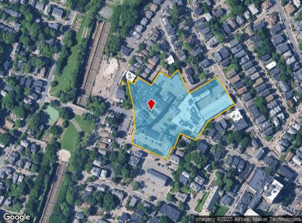  6 Bismarck St, Jamaica Plain, MA Parcel Map