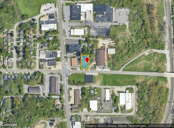 787 Evans Ave, Akron, OH Parcel Map