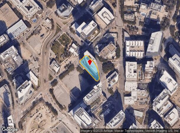  2601 N Olive St, Dallas, TX Parcel Map
