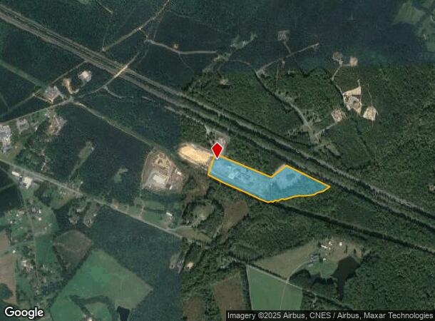 535 Midway Ln, Louisa, VA Parcel Map