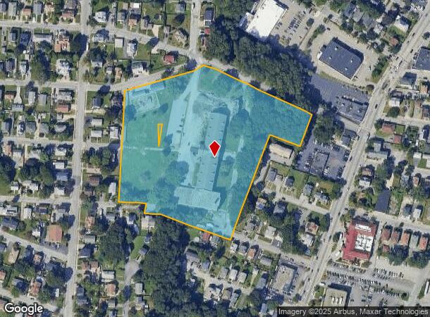  50 Gladstone St, Cranston, RI Parcel Map
