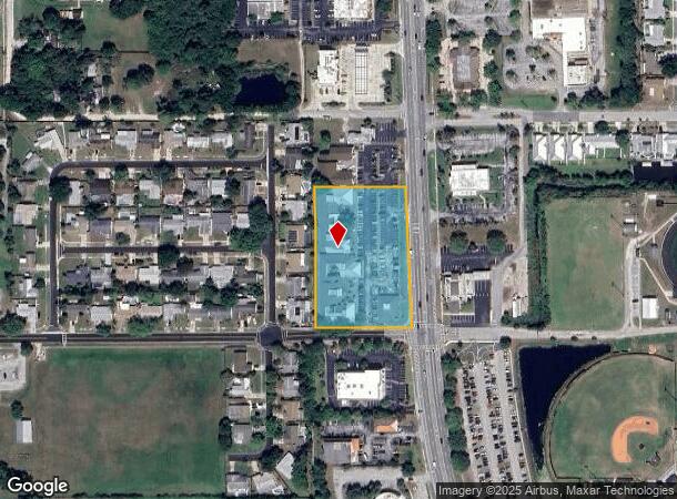 1353 N Courtenay Pky, Merritt Island, FL Parcel Map