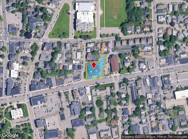  545 Main St, Waltham, MA Parcel Map