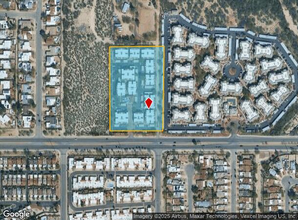 9855 E Speedway Blvd, Tucson, AZ Parcel Map