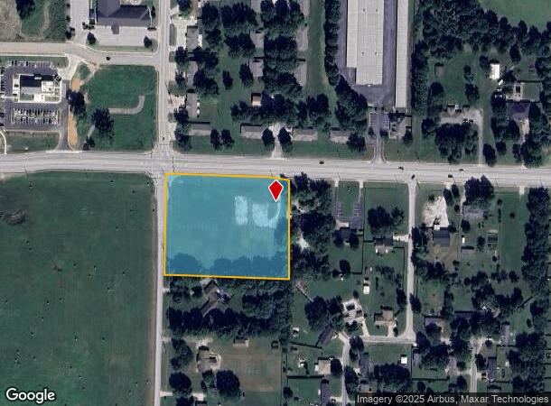 1566 W Pleasant Grove Rd, Lowell, AR Parcel Map