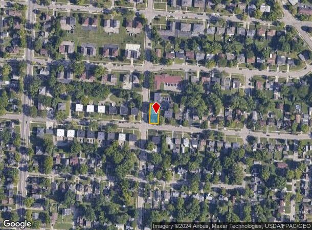  601 Hadley Ave, Dayton, OH Parcel Map