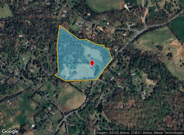 2517 Eastham Hl, Charlottesville, VA Parcel Map