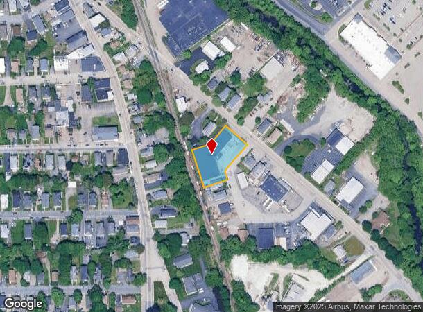  6 Dexter St, Worcester, MA Parcel Map