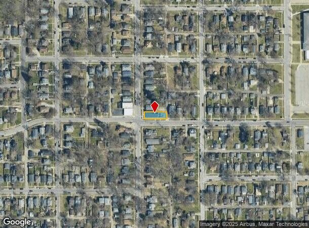  1830 Leer St, South Bend, IN Parcel Map