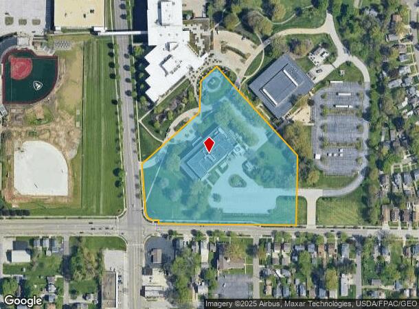  1659 S Main St, Akron, OH Parcel Map