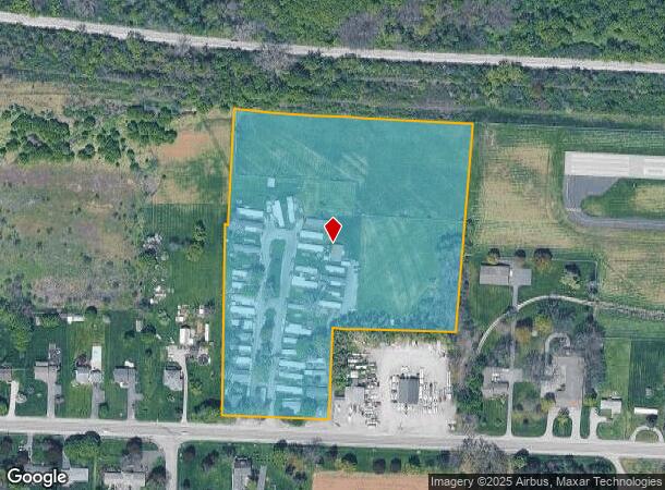 8131 E Main Rd, Le Roy, NY Parcel Map