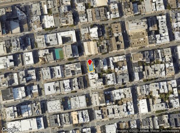  1299 Bush St, San Francisco, CA Parcel Map