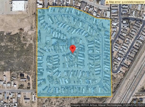  500 Talbot Ave, Canutillo, TX Parcel Map