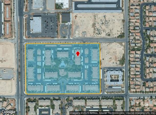 650 E Azure Ave, North Las Vegas, NV Parcel Map