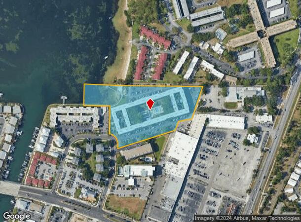  444 N Paula Dr, Dunedin, FL Parcel Map