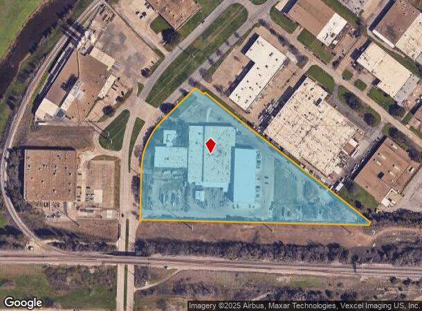  256 Regal Row, Dallas, TX Parcel Map