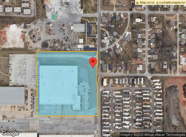  605 N Tulsa Ave, Oklahoma City, OK Parcel Map