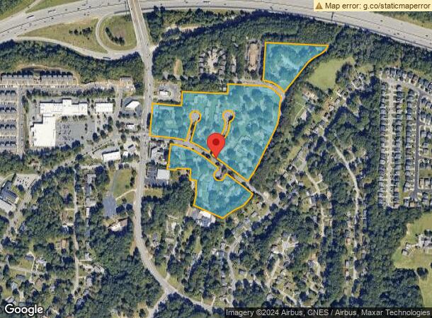  1618 Fountain Dr, Raleigh, NC Parcel Map