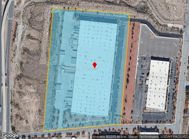  7811 Hoover Ave, El Paso, TX Parcel Map