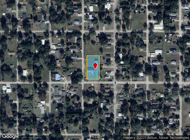  1103 N Bryan St, Okmulgee, OK Parcel Map