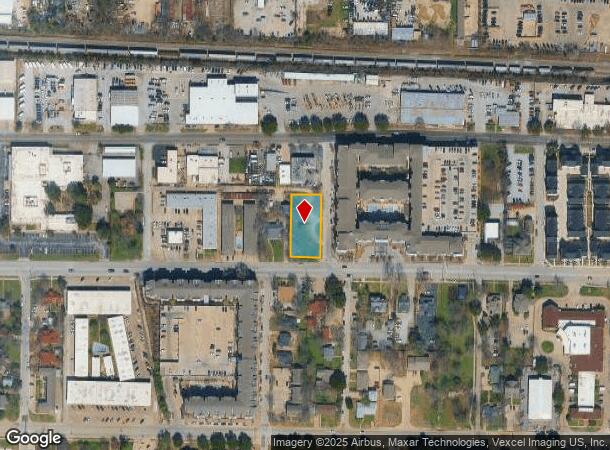901 W Abram St, Arlington, TX Parcel Map