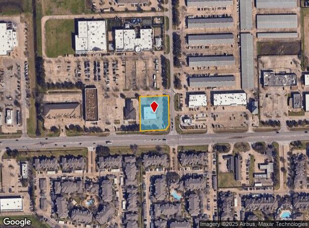  9909 Broadway St, Pearland, TX Parcel Map