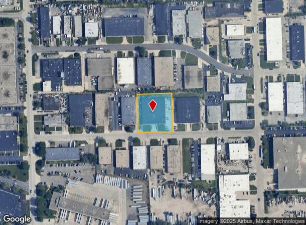 250 W Gerri Ln, Addison, IL Parcel Map