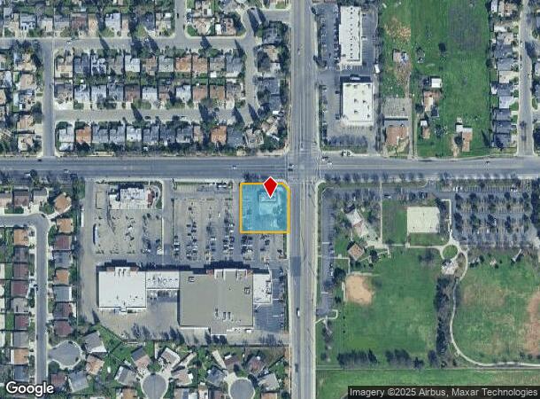  4015 W Clinton Ave, Fresno, CA Parcel Map