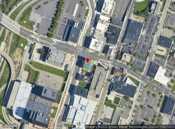  1 S Main St, Akron, OH Parcel Map