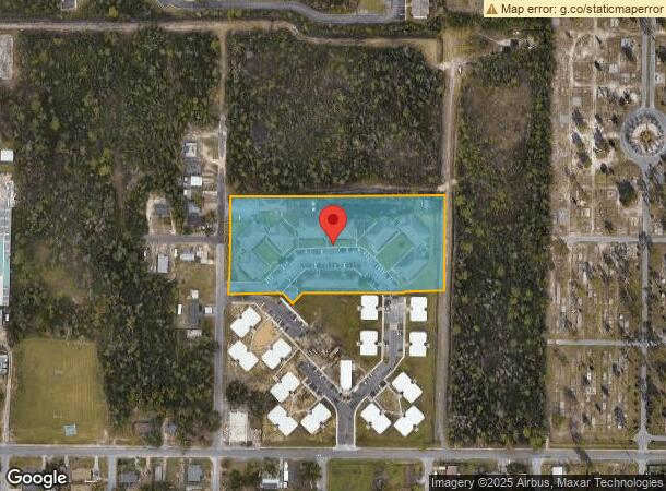  1802 Flower Ave, Panama City, FL Parcel Map