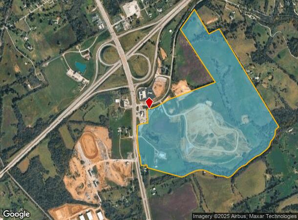  1010 Gilberts Creek Rd, Lawrenceburg, KY Parcel Map