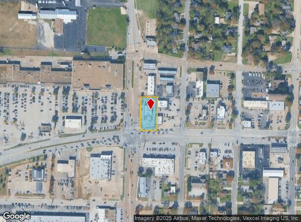 416 W University Dr, Denton, TX Parcel Map