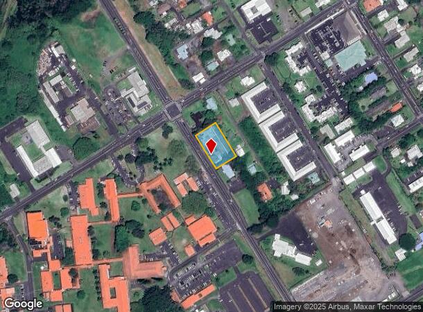 1377 Kapiolani St, Hilo, HI Parcel Map