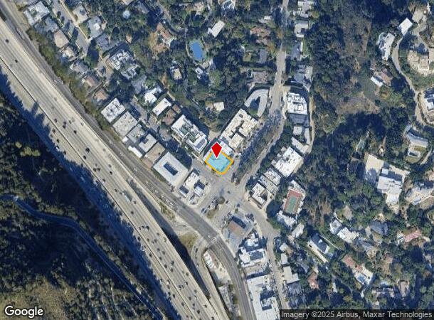  823 Moraga Dr, Los Angeles, CA Parcel Map