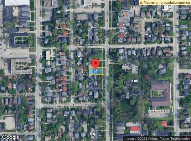  3656 Washington Blvd, Indianapolis, IN Parcel Map