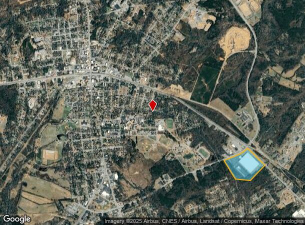 1702 Springdale Dr, Clinton, SC Parcel Map