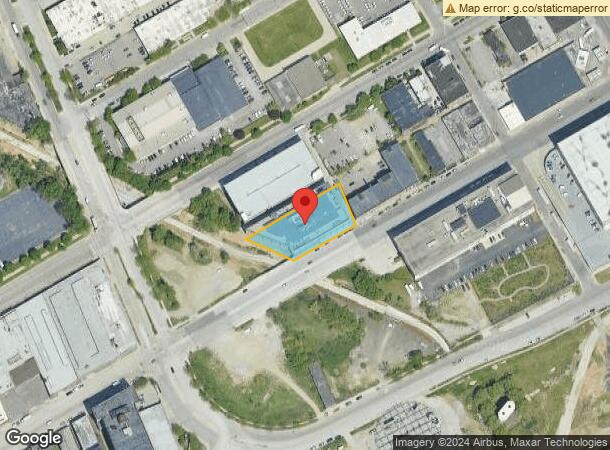  1702 W Fort St, Detroit, MI Parcel Map