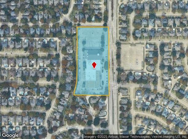  6601 Custer Rd, Plano, TX Parcel Map