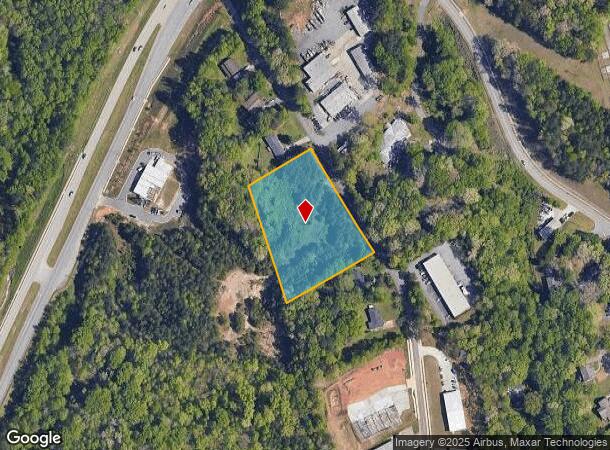  500 Poplar St, Buford, GA Parcel Map