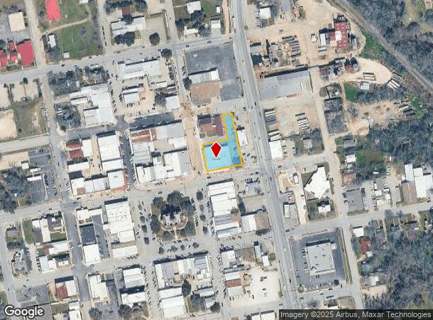  201 E San Antonio St, Lockhart, TX Parcel Map