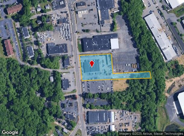  1724 Main St, Brockton, MA Parcel Map