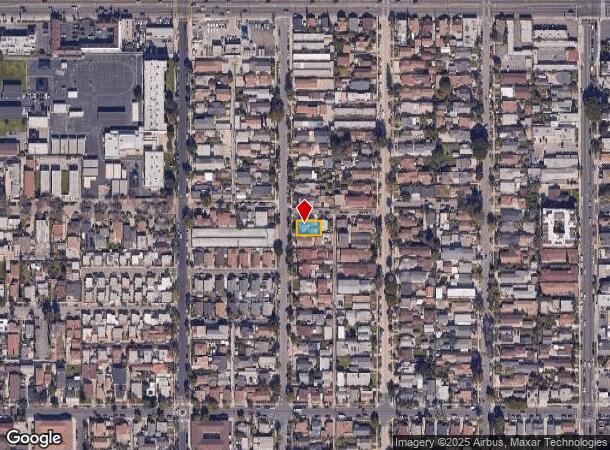  1638 Gaviota Ave, Long Beach, CA Parcel Map