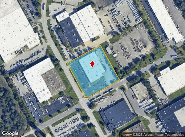 6721 Baymeadow Dr, Glen Burnie, MD Parcel Map