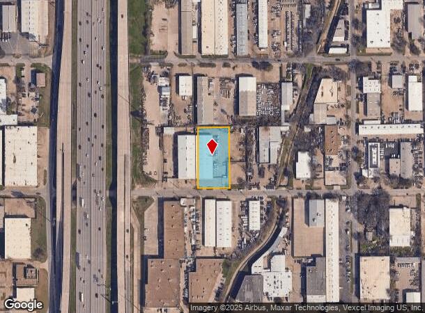  2433 Merrell Rd, Dallas, TX Parcel Map