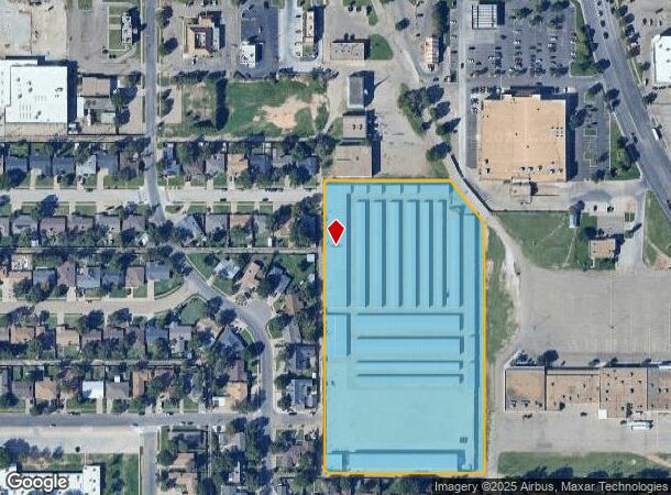  1719 50Th St, Lubbock, TX Parcel Map