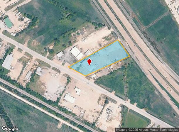 2702 S Kaufman St, Ennis, TX Parcel Map