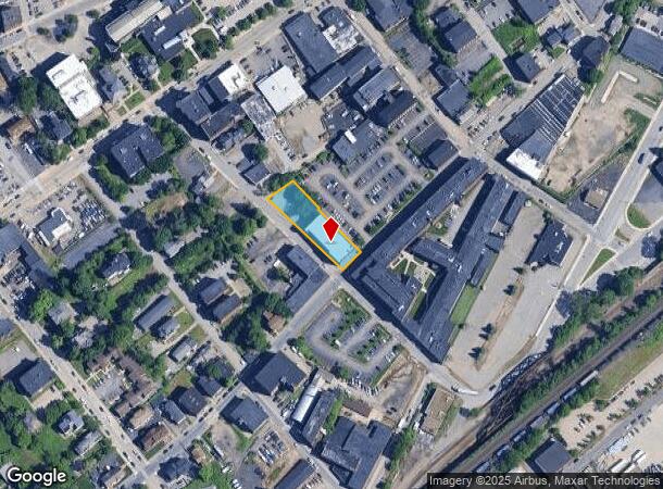  21 Jackson St, Worcester, MA Parcel Map