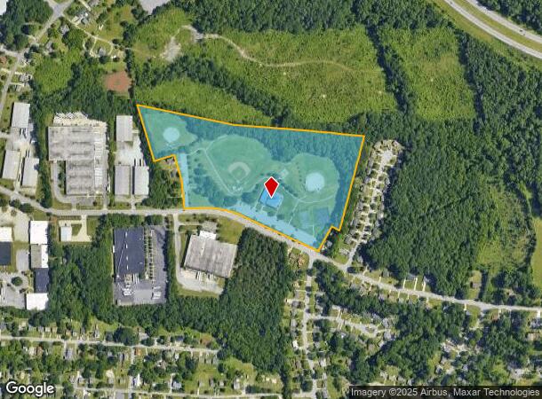  1073 E Springfield Rd, High Point, NC Parcel Map